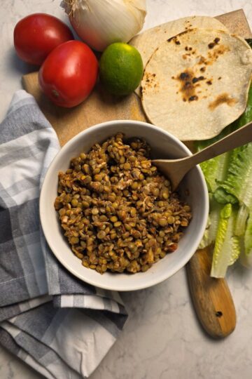 Lentil Taco Meat