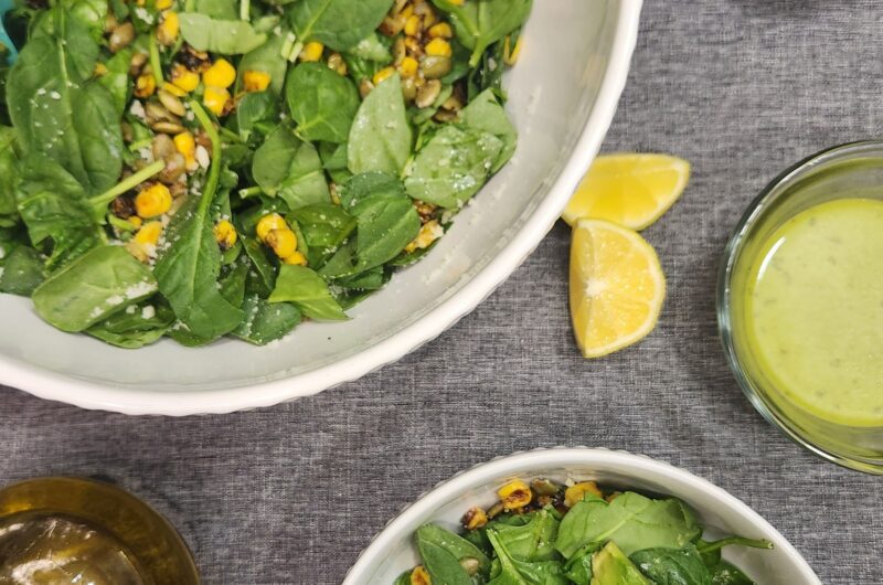Easy Southwest Spinach Salad