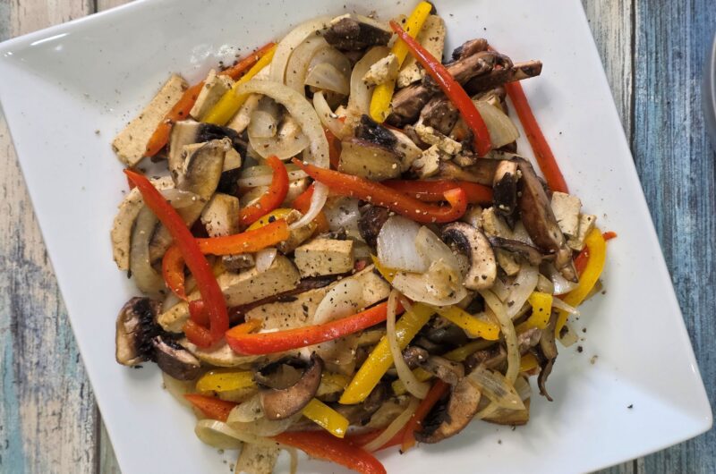 High Protein Vegan Fajitas