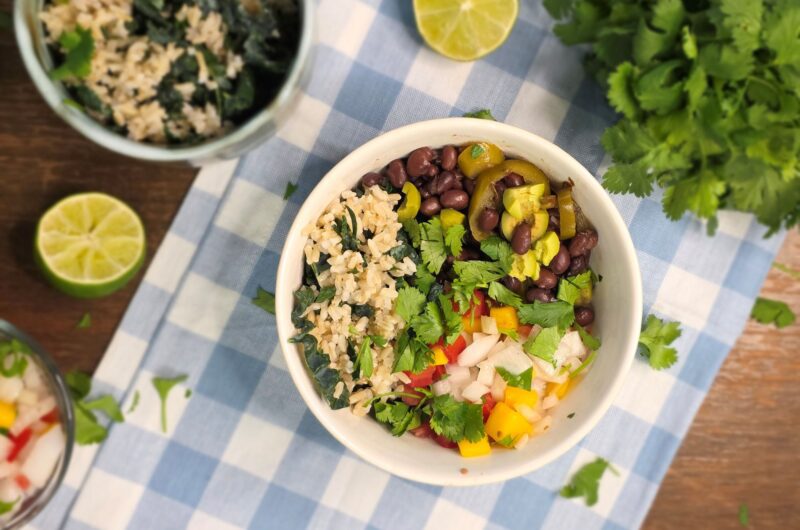 Vegan Black Bean Burrito Bowls