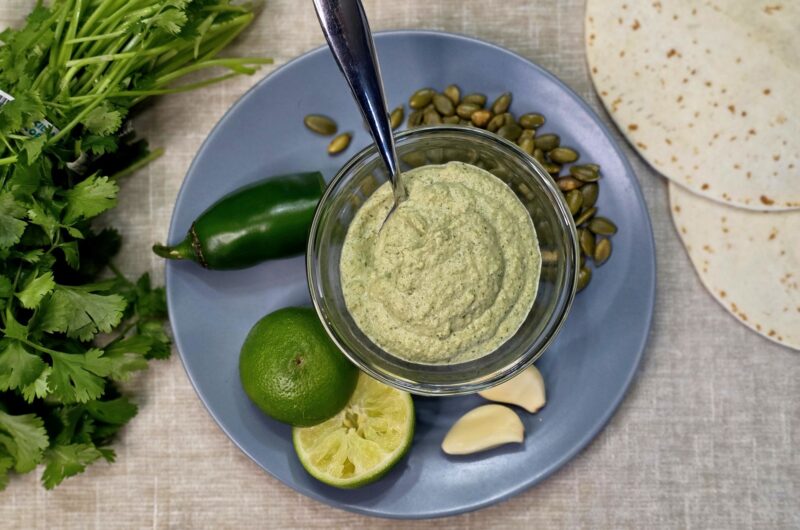 Pepita Jalapeno Cream Sauce (Vegan)