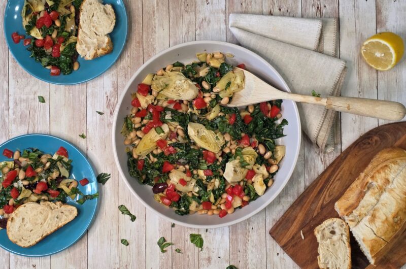 Mediterranean Veggie Skillet