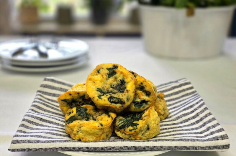 Veggie Egg Bites (Dairy Free)