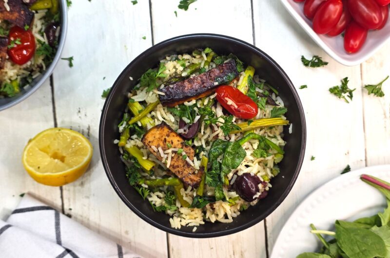 Mediterranean Veggie Rice Bowl