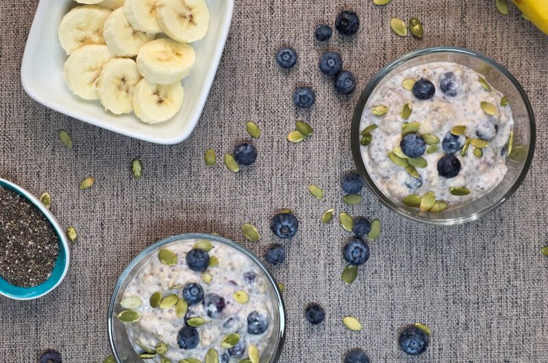 Blueberry Banana Overnight Oats