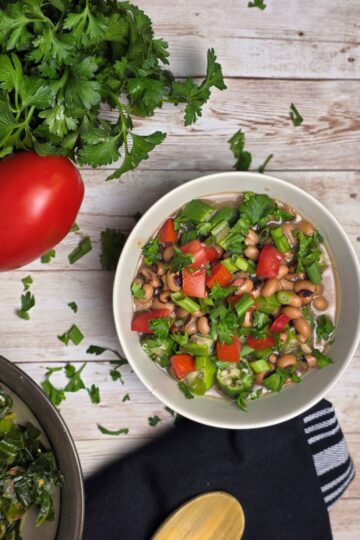 Vegan Black Eyed Peas